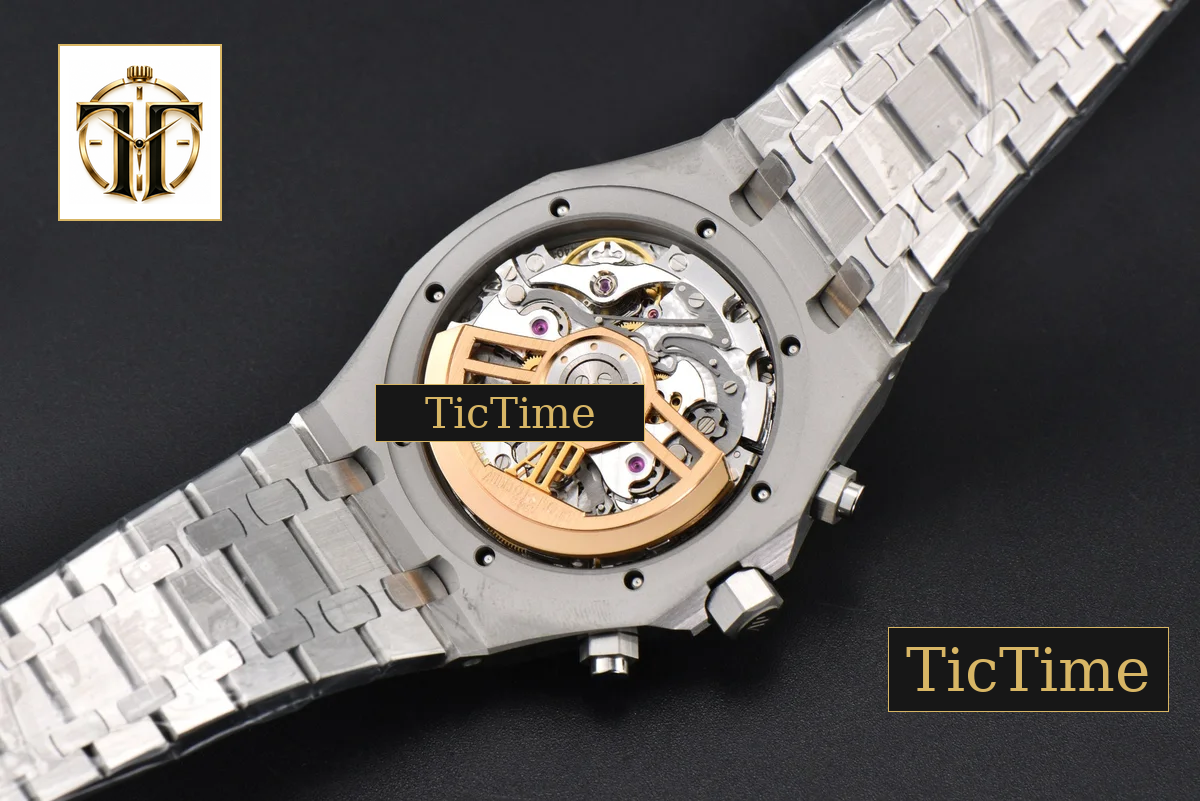 Royal Oak Chrono 26240 ZF SS Black Dial SS Bracelet V1 (V2 free sprung ) SA4401 — foto 15