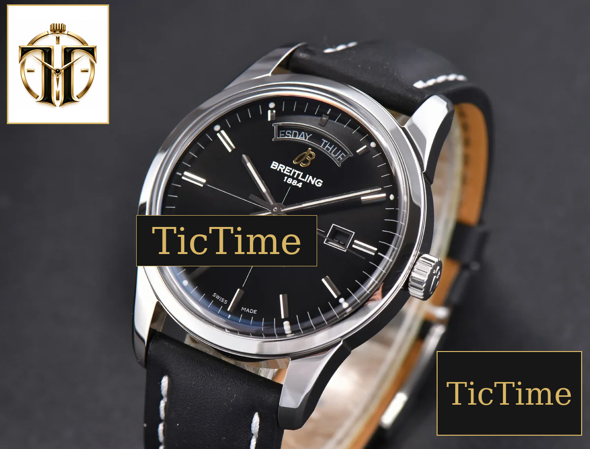 Transocean Day & Date 43mm V7F Black Dial Black Leather Strap CA145 — foto 12