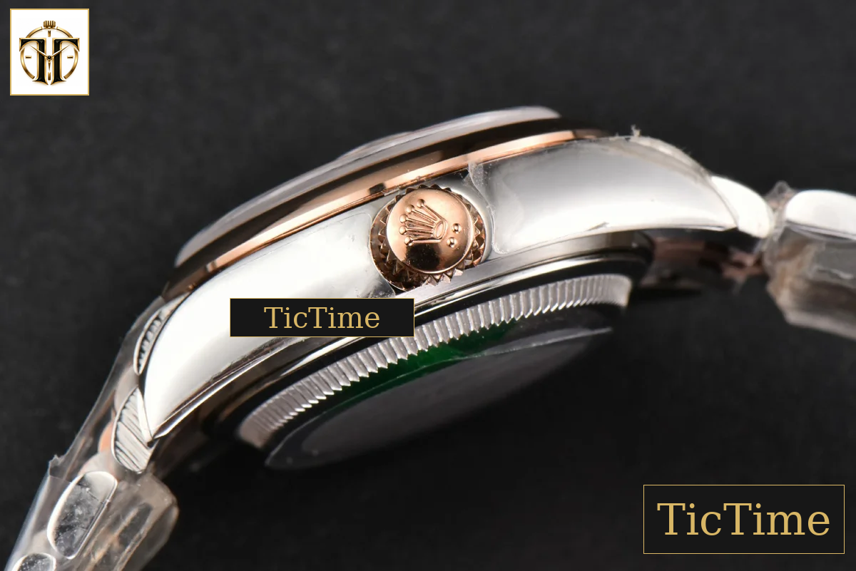 DateJust Ladies 28mm WF RG/SS Smooth Bezel Brown Dial Jubilee Bracelet A2236 — foto 17
