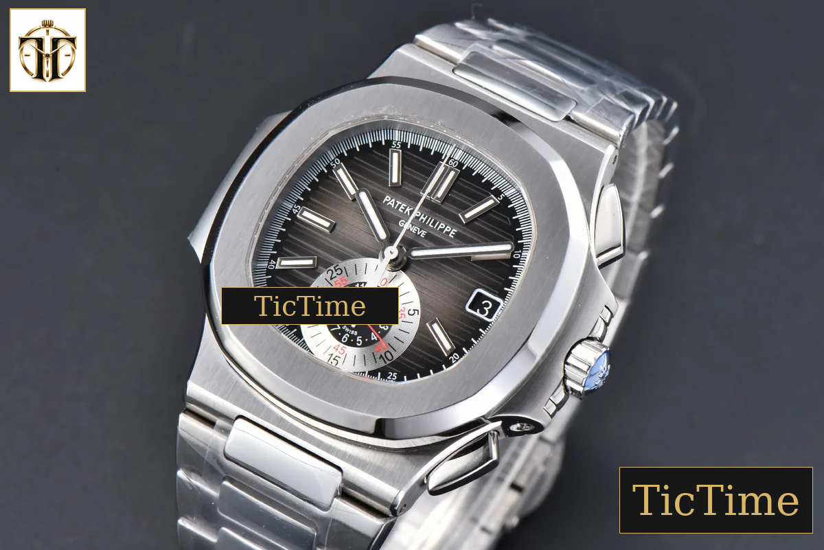 Nautilus 5980 40.5mm PPF Black Dial SS Bracelet A28-520 — foto 5