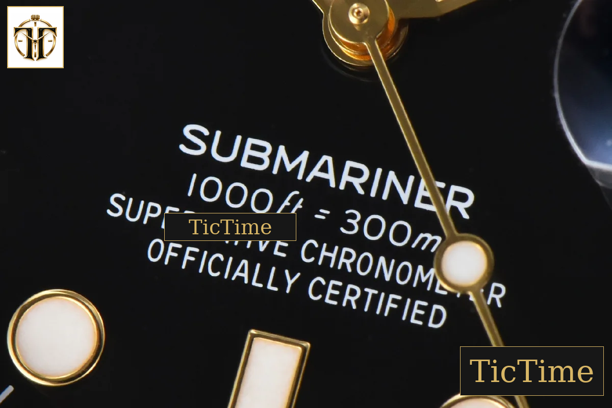 Submariner LN 904L 116618 40mm Clean Factory YG Black Dial YG Bracelet VS3135 — foto 8