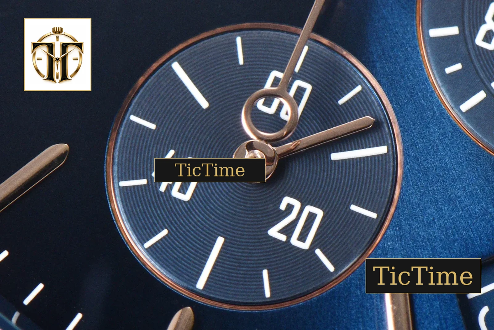 Code 11.59 Chrono 26393 APSF RG Blue Dial Blue Leather Strap SA4401 — foto 17