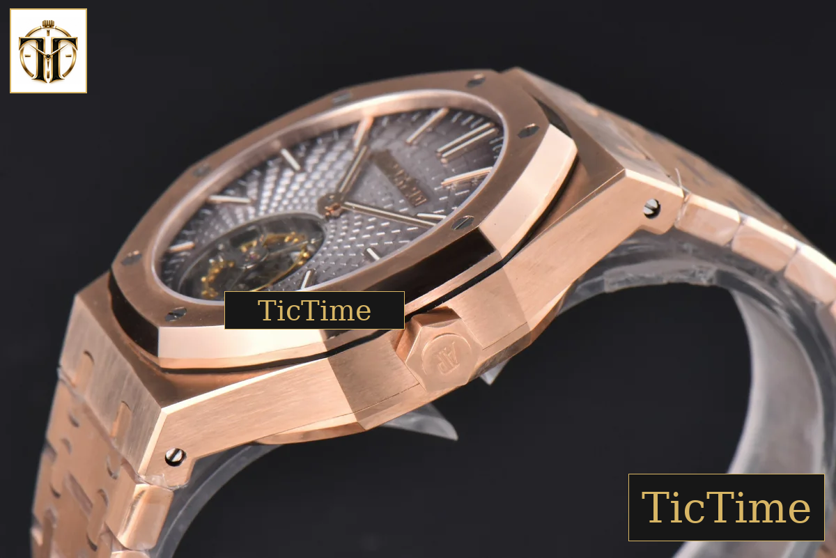Royal Oak Tourbillon 41mm R8F RG Gray Dial RG Bracelet Flying Tourb V2 — foto 10