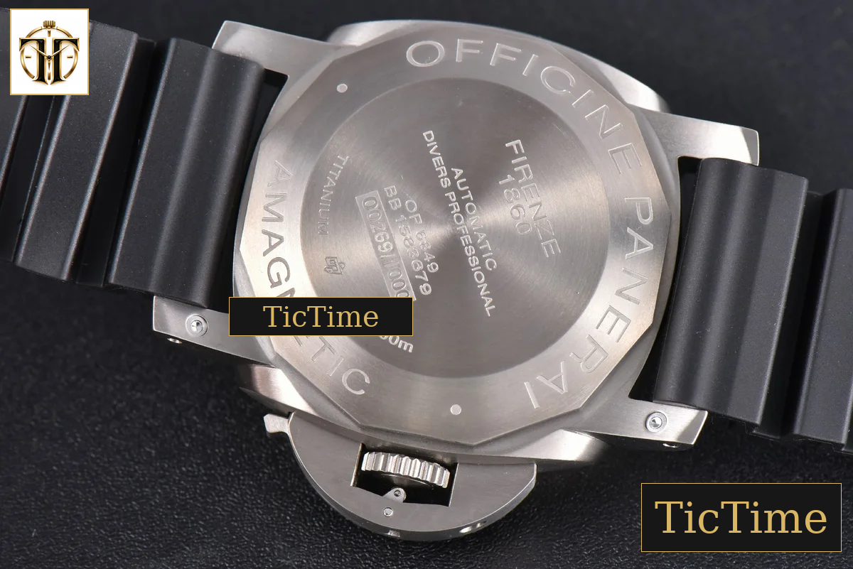 Submersible AMagnetic PAM389 47mm VSF Black Dial Rubber Strap P9000 — foto 15