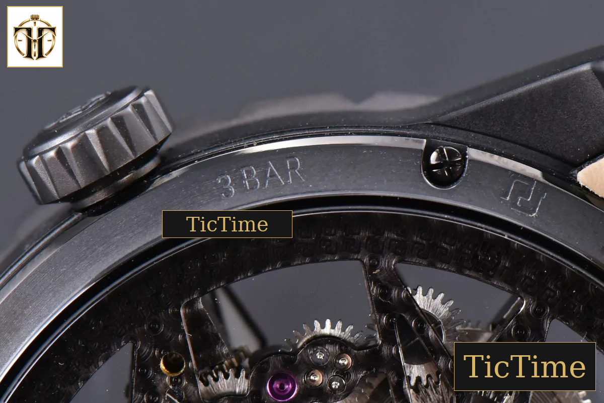 Excalibur Spider 47mm BBRF Skeleton Dial Black Leather Strap Flying Tourbillon Manual Wind — foto 20