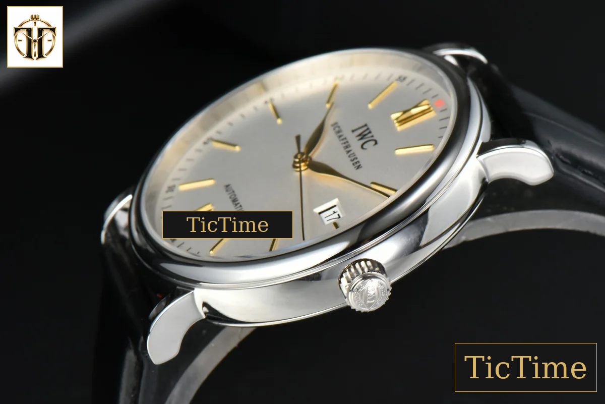 Portofino Automatic 40mm ZF White Dial YG Hands Black Croc Strap A9019 — foto 9