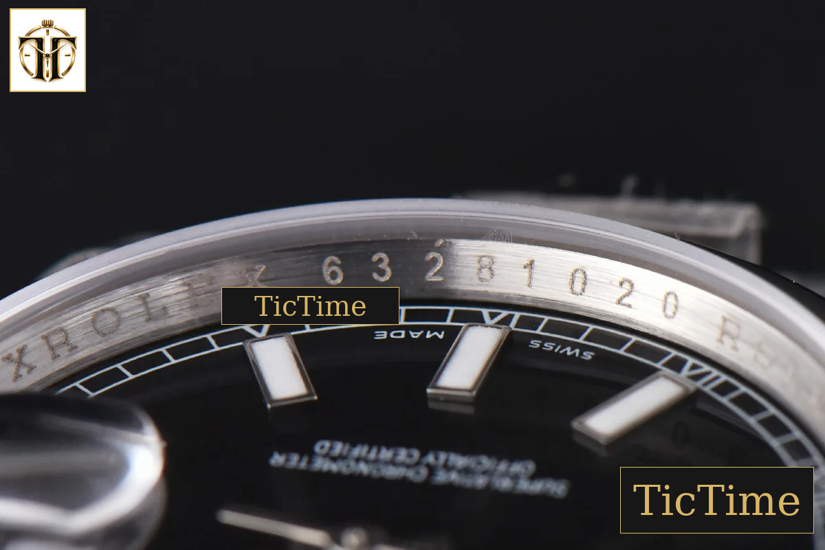 DateJust 36mm GMF SS Smooth Bezel Black Dial Lume Marker Oyster Bracelet VR3235 — foto 11