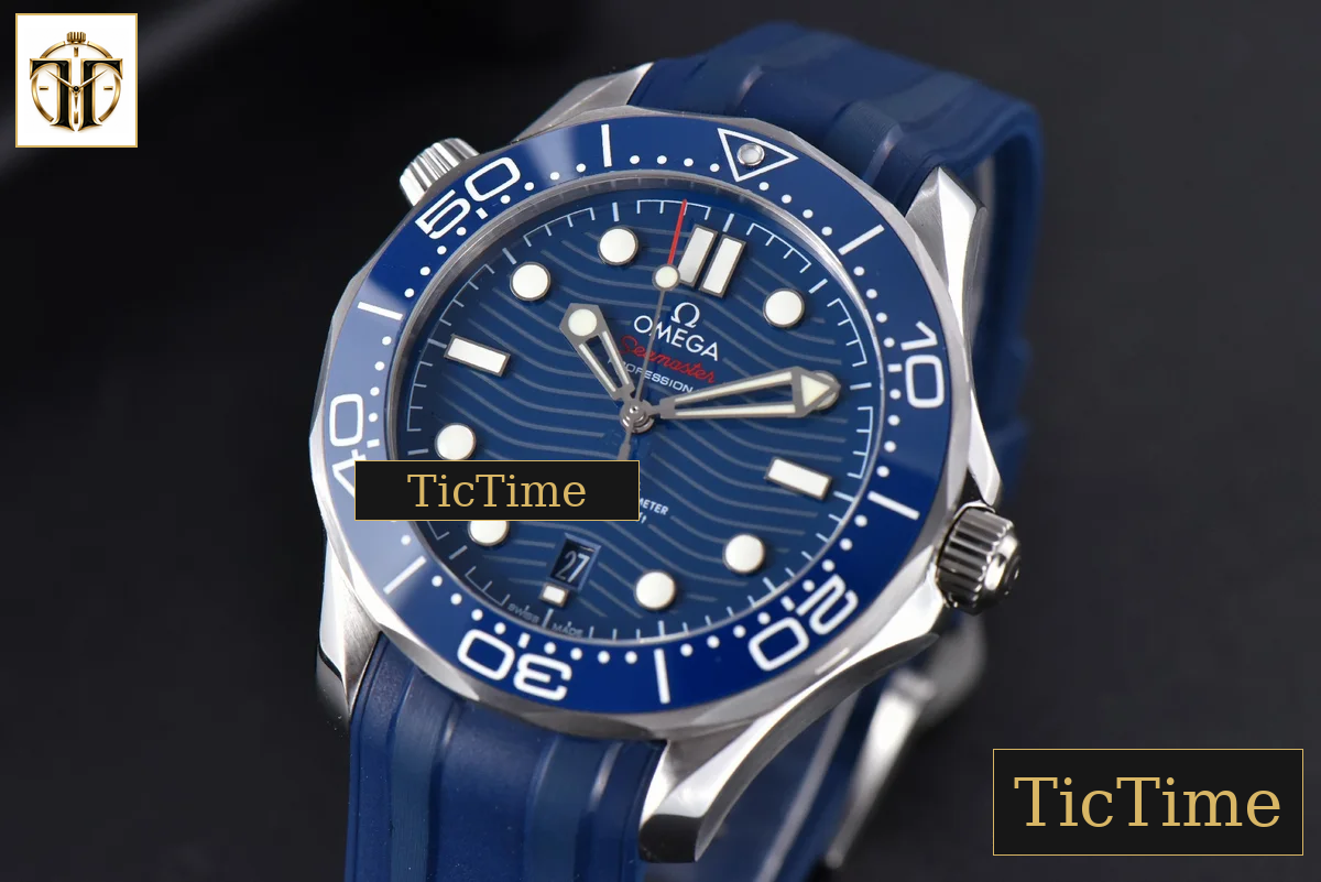 Seamaster Diver 42mm VSF SS 300M Blue Dial Rubber Strap A8800 — foto 4