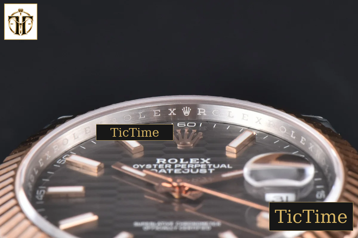 DateJust 41mm VSF RG/SS Gray Motif Dial Lume Marker Jubilee VS3235 — foto 12
