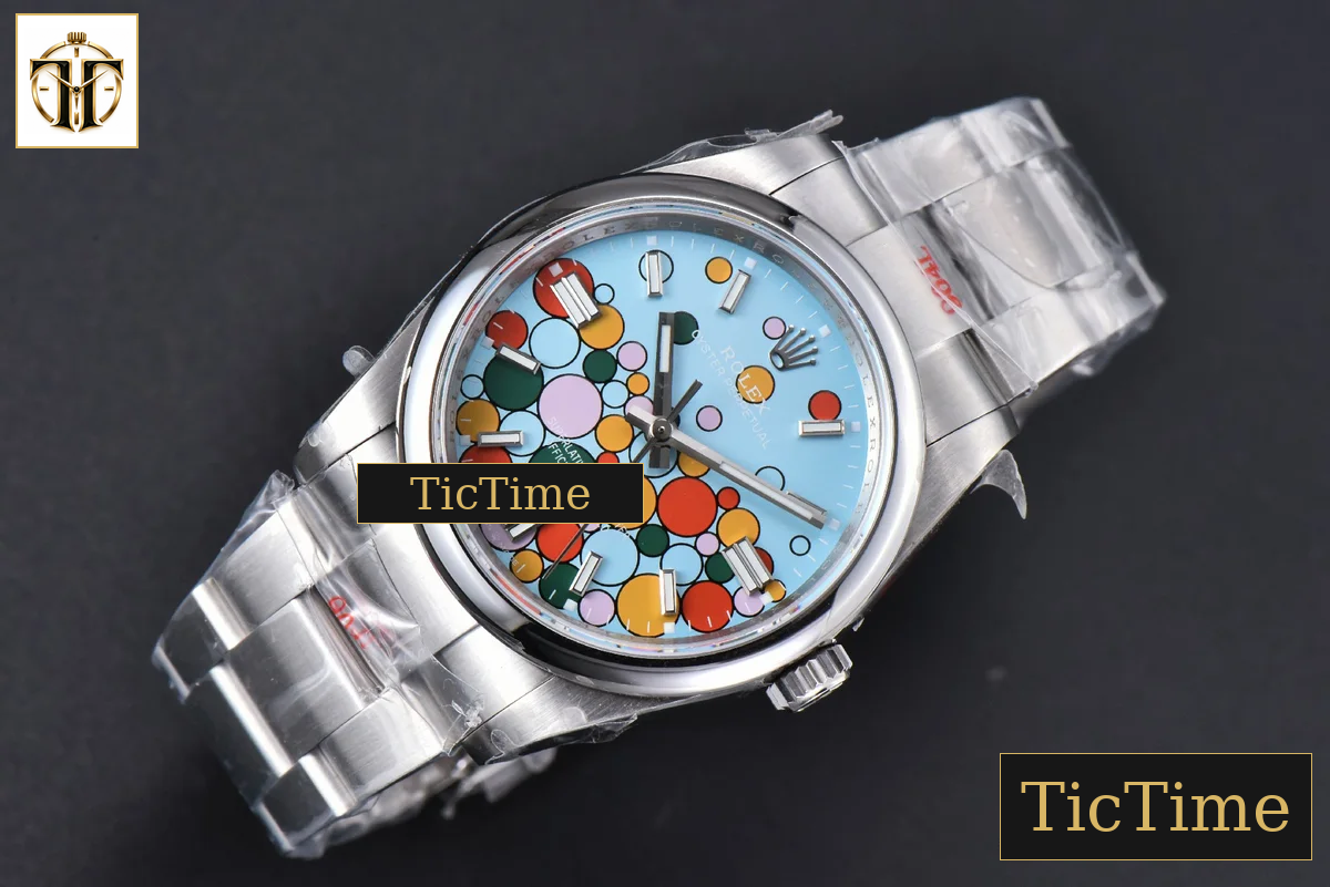 Oyster Perpetual 904L Smooth Bezel 126300 41mm GMF Tiffany Blue Ballon Dial SS Bracelet VR3230 — foto 4