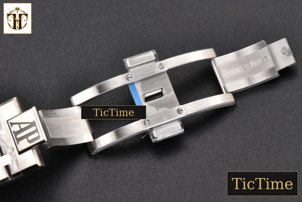 Royal Oak 15500 41mm APSF Black Textured Dial SS Bracelet V2 A4302 — foto 30