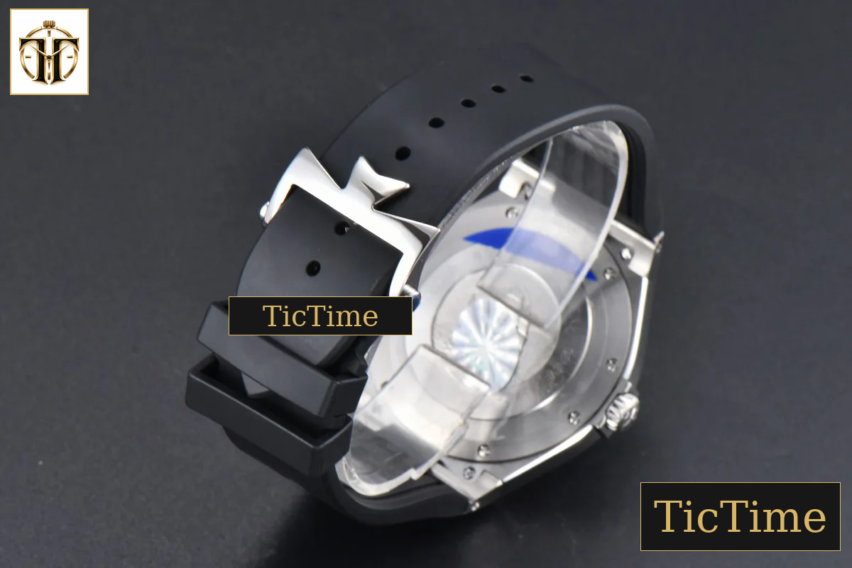 Overseas 47040 42mm PPF Black Dial Black Rubber Strap A1226 — foto 16