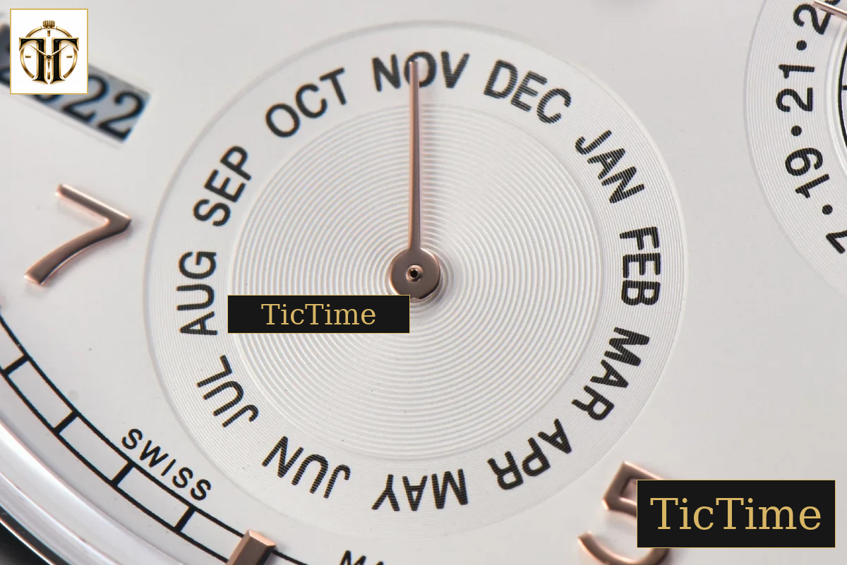 Portugieser Perpetual Calendar IW5033 42mm APSF SS White Dial Brown Leather Strap A52610 — foto 8