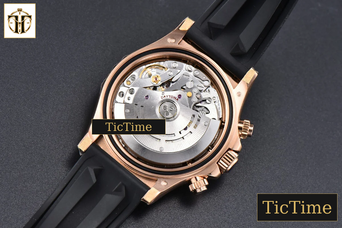 Daytona 116515 APSF RG Black Dial Ceramic Bezel Lume Marker Oysterflex Strap Tungsten Version SH4130 — foto 22