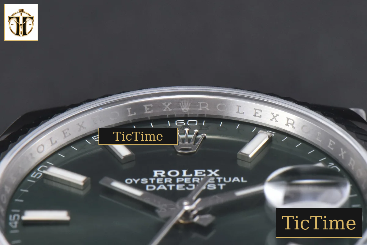 DateJust 904L Mint 126334 41mm Clean Factory Green Dial Oyster Bracelet VR3235 — foto 13