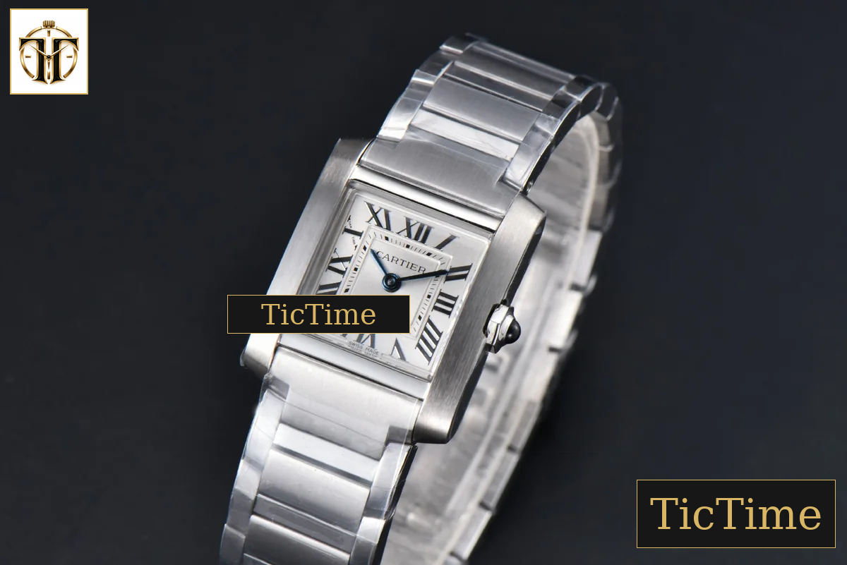 Tank Francaise Small 25.7mmx21.2mm 8848F SS Bracelet Quartz — foto 5