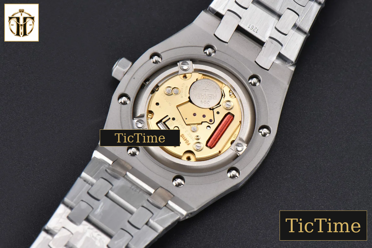Royal Oak Ladies 67651ST 33mm ZF SS Diamond Black Dial SS Bracelet Quartz — foto 18