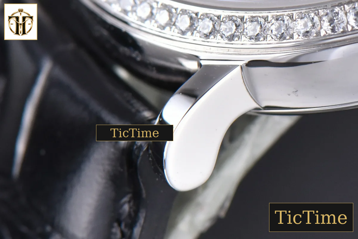 Portofino ‘150 Years’ 40mm V7F Diamond Silver Dial Black Leather Strap / A2892 — foto 12