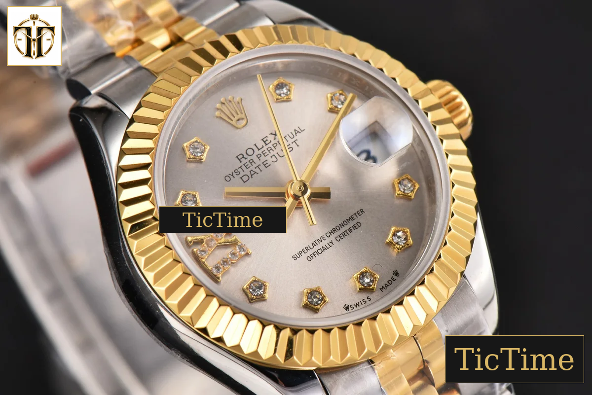 DateJust Ladies 28mm WF YG/SS Silver Dial Diamond Roma Marker Jubilee Bracelet A2236 — foto 13