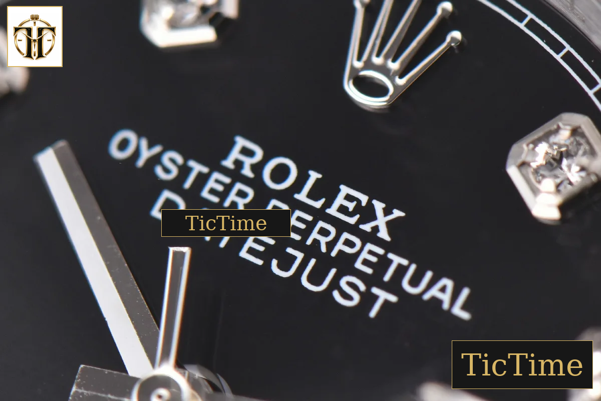 DateJust 36mm GMF SS Black Dial Diamond Marker Jubilee Bracelet VR3235 — foto 6