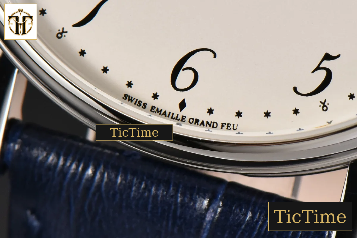 Classique 5177 38mm LTF White Dial Digital Marker Blue Leather Strap MY9015 — foto 7