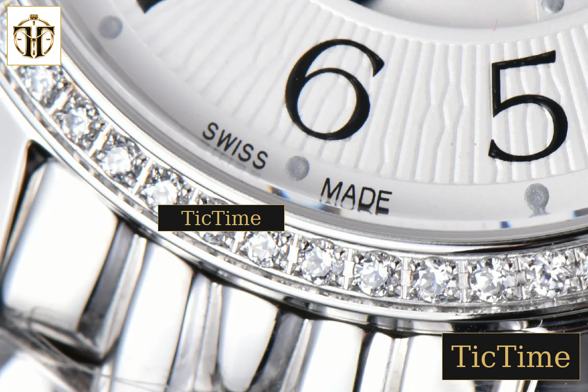Rendez-Vous Night & Day 34mm APSF Diamond White Textured Dial SS Bracelet A898 — foto 9