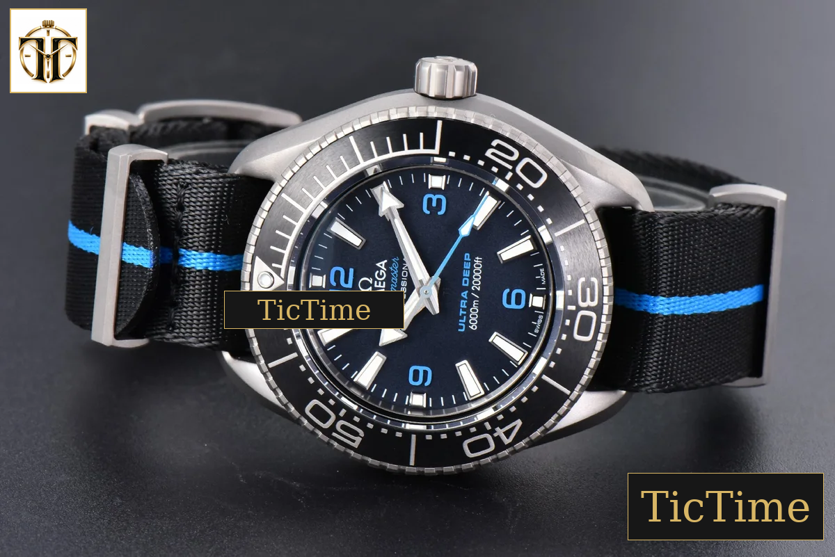 Seamaster Ultra Deep 6000M 45.5mm VSF Titanium Black Dial Nylon Strap A8912 — foto 11