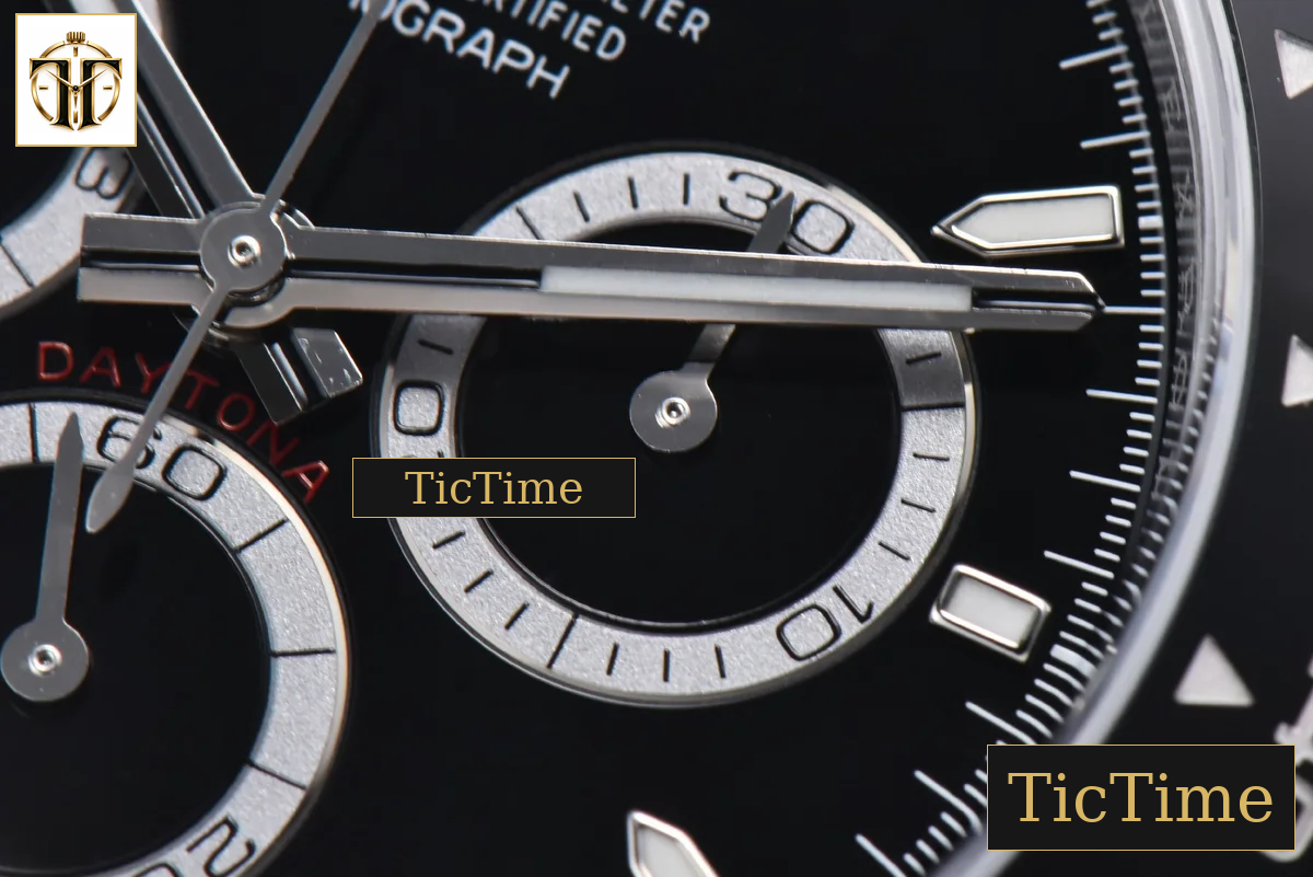 Daytona 904L 126500 40mm VSF Black Dial SS Braclet DD4131 — foto 8