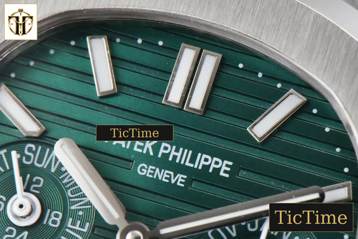 Nautilus 5740 40mm TWF Green Dial SS Bracelet A240 — foto 5