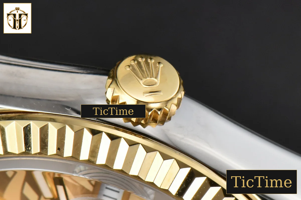 DateJust 36mm BPF YG/SS YG Palm Dial Oyster Bracelet A2824 — foto 17
