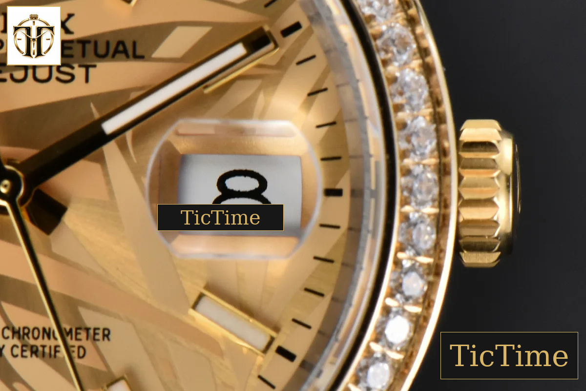 DateJust 36mm BPF YG/SS Diamond YG Plam Dial Oyster Bracelet A2824 — foto 9