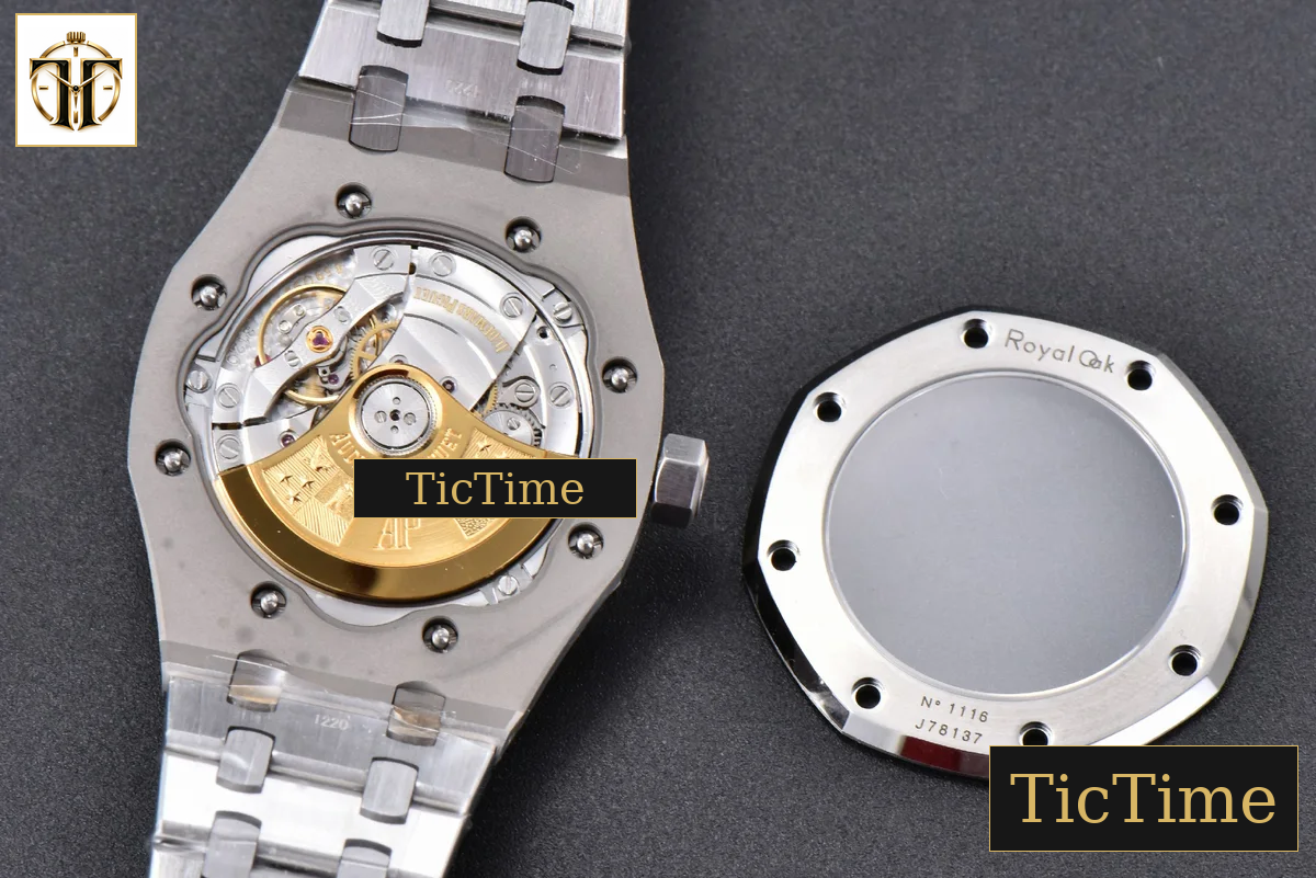 Royal Oak 15450 37mm APSF Blue Textured Dial SS Bracelet A3120 — foto 15