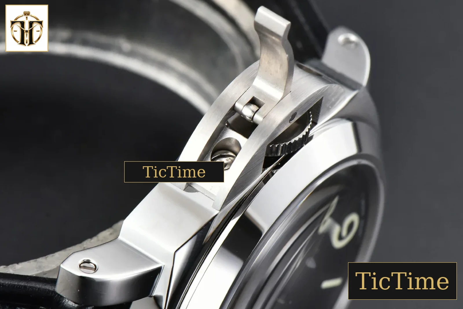 PAM000 44mm HWF Black Dial Black Leather Strap A6497 — foto 12