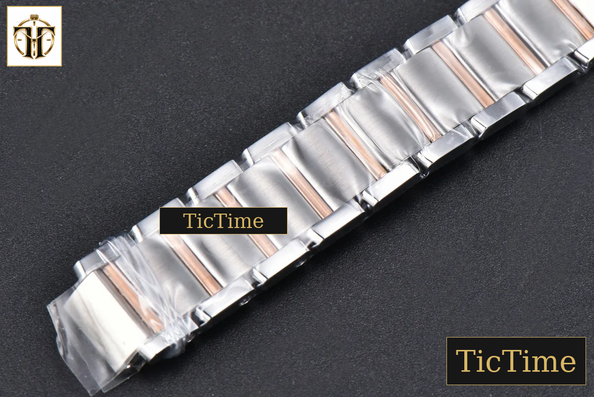 Tank Francaise Small 25.7mmx21.2mm 8848F Diamond RG/SS Bracelet Quartz — foto 19