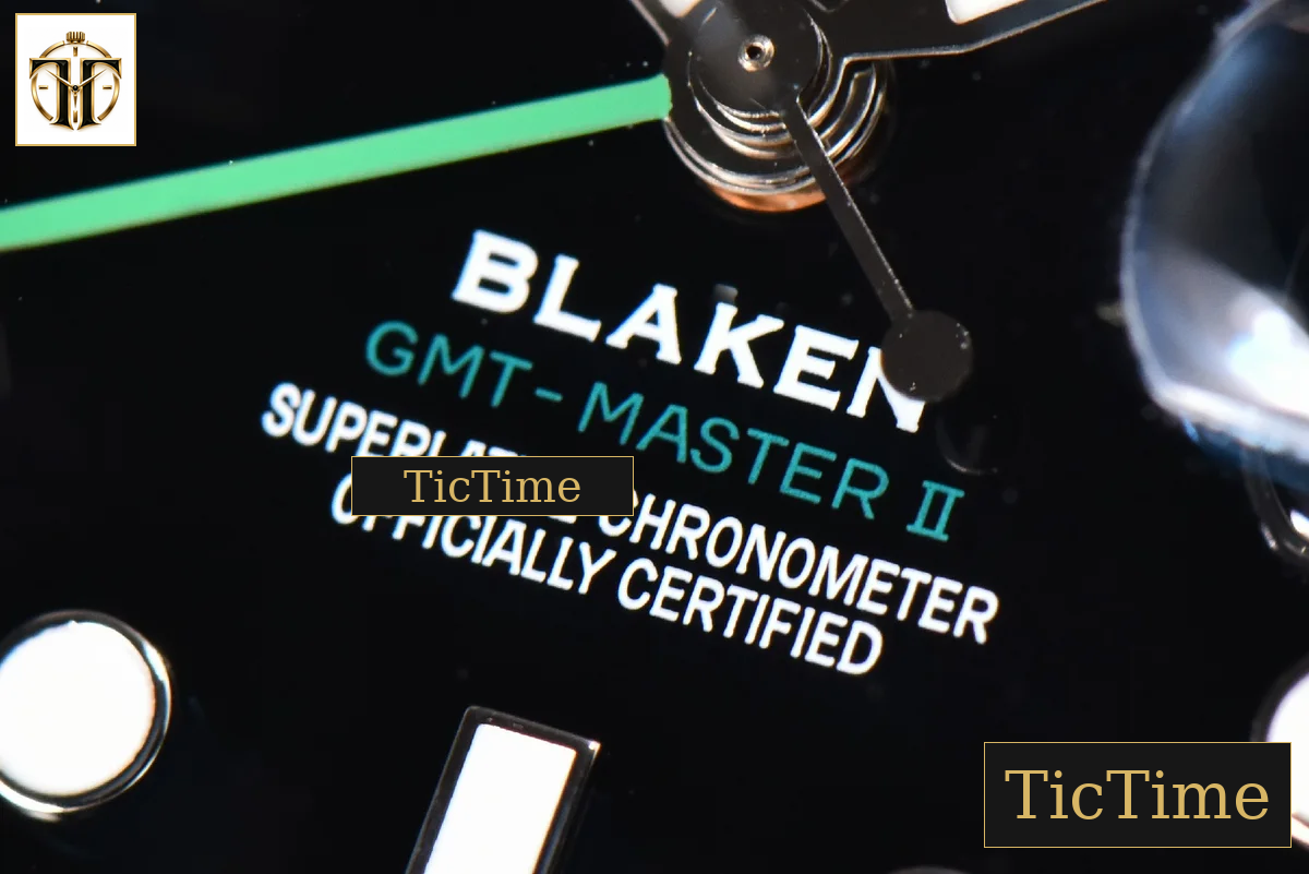 Blaken GMT Master LN 116710 IPKF Green Hand PVD Bracelet A2836 — foto 20