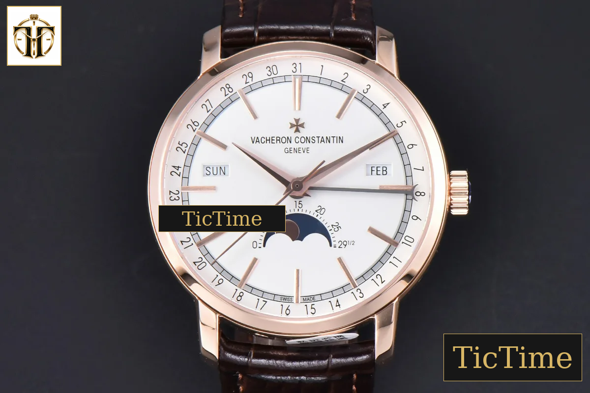 Traditionnelle 4010T 41mm MXF RG White Dial Brown Leather Strap A2460QCL — foto 2