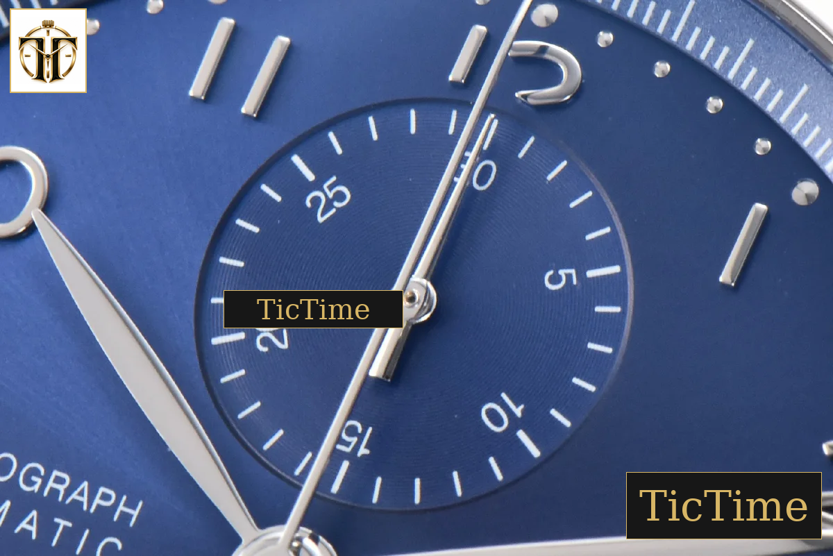 Portuguese IW371606 41mm ZF SS Blue Dial SS Bracelet A96355 — foto 5