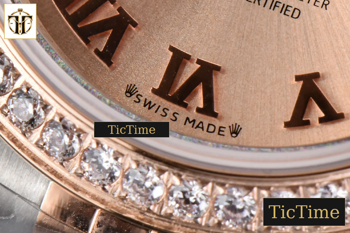 DateJust Ladies 28mm WF RG/SS Diamond RG Dial Roma Marker Jubilee Bracelet A2236 — foto 8