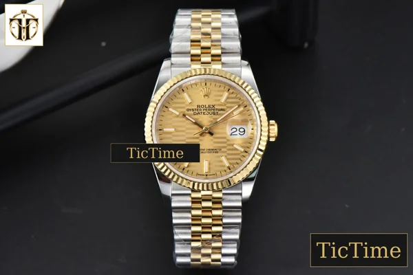 Foto frontal — DateJust 36mm BPF YG/SS YG Motif Dial Jubilee Bracelet A2824