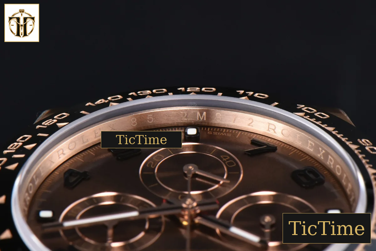Daytona 116515 APSF RG Brown Dial Ceramic Bezel Digital Marker Oysterflex Strap Tungsten Version SH4130 — foto 13