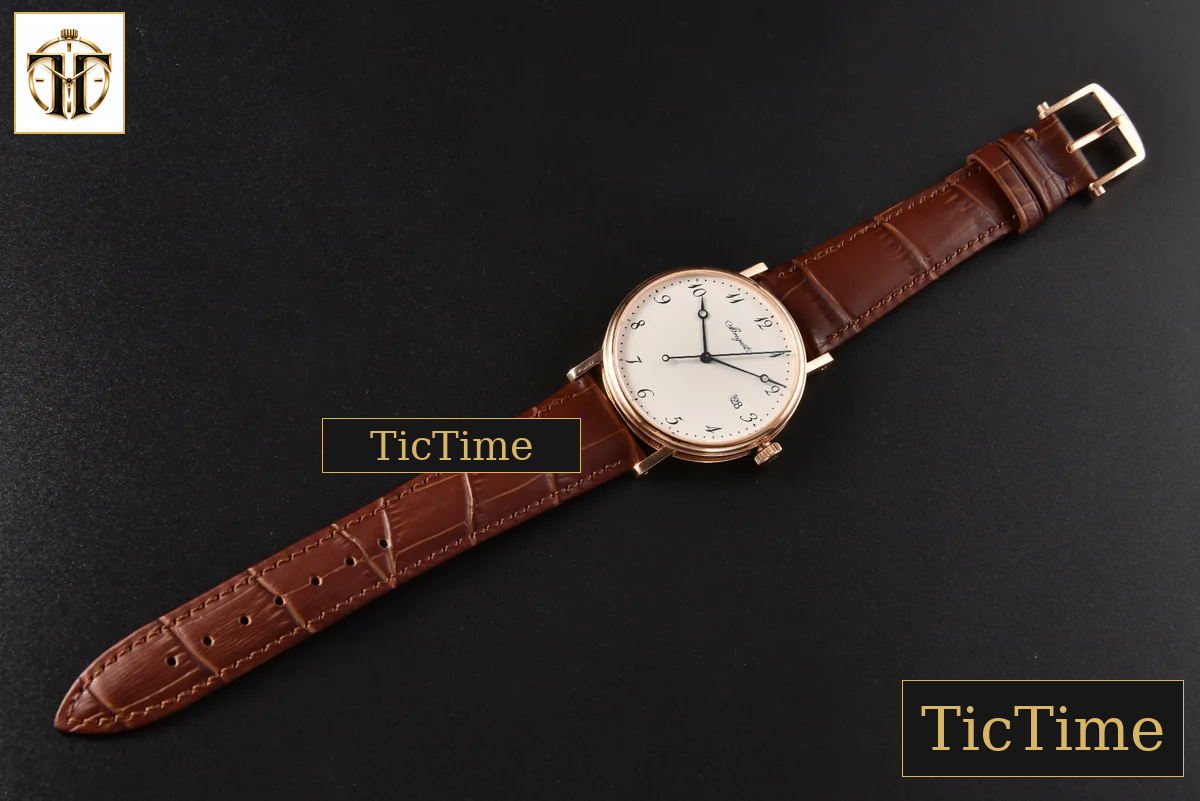 Classique 5177 38mm LTF RG White Dial Digital Marker Brown Leather Strap MY9015 — foto 28