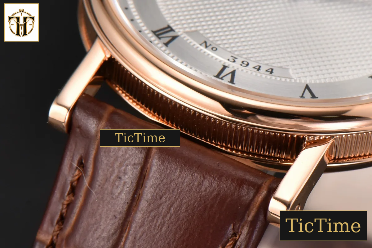 Classique 5177 38mm LTF RG White Dots Dial Roma Marker Brown Leather Strap MY9015 — foto 8
