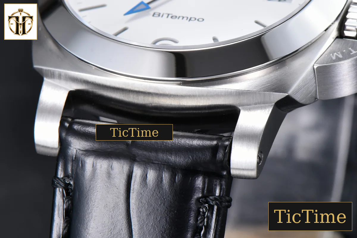 Luminor Quaranta BiTempo PAM1367 40mm VSF White Dial Leather Strap P900 — foto 10