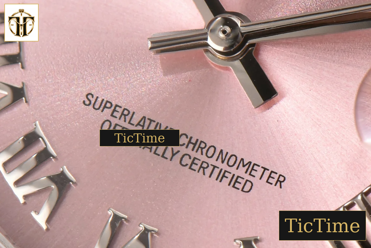 DateJust Ladies 904L Smooth 31mm WF Pink Dial Roma Marker Oyster Bracelet A2671 — foto 7