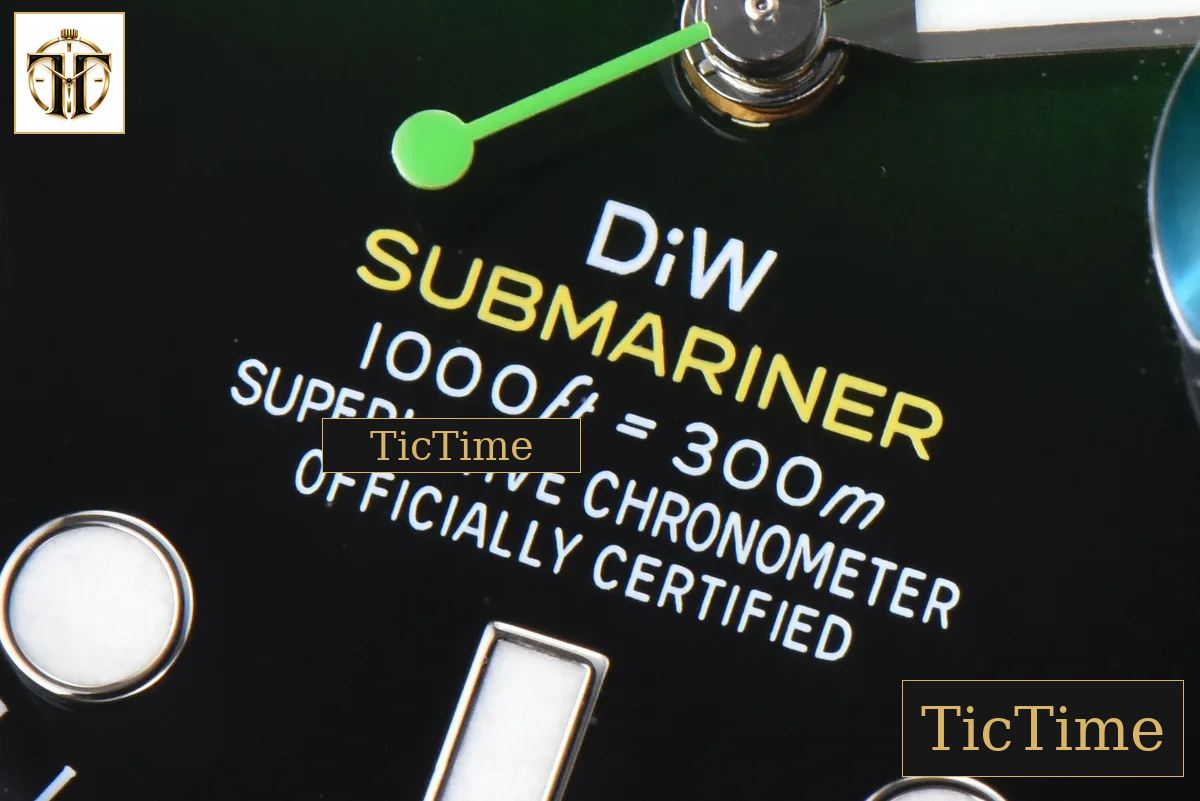 Submariner DIW DLC 41mm VSF Green Graduated Dial SS Bracelet VS3135 — foto 10