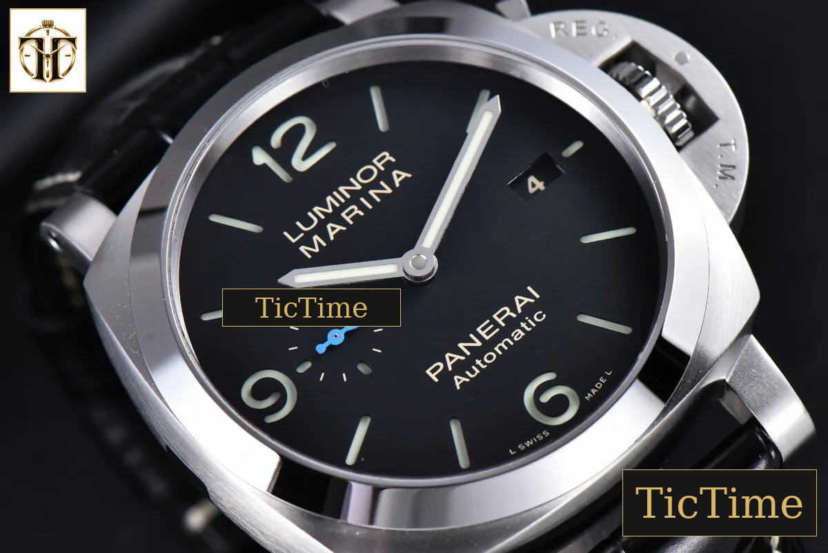 PAM1312 44mm VSF Black Dial Black Leather Strap P.9010 — foto 9