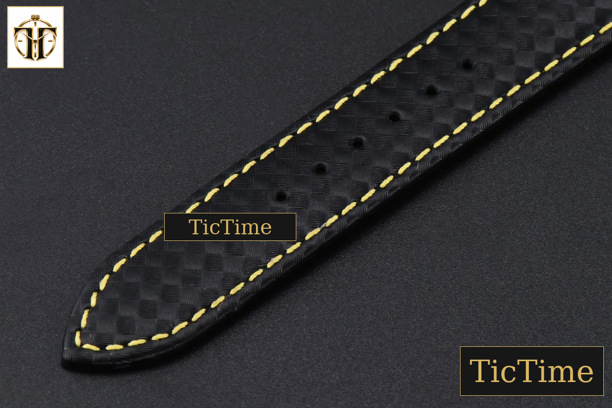 Calatrava 6007G 40mm ZF Black Dial Yellow Hand Nylon Strap 9015 — foto 26