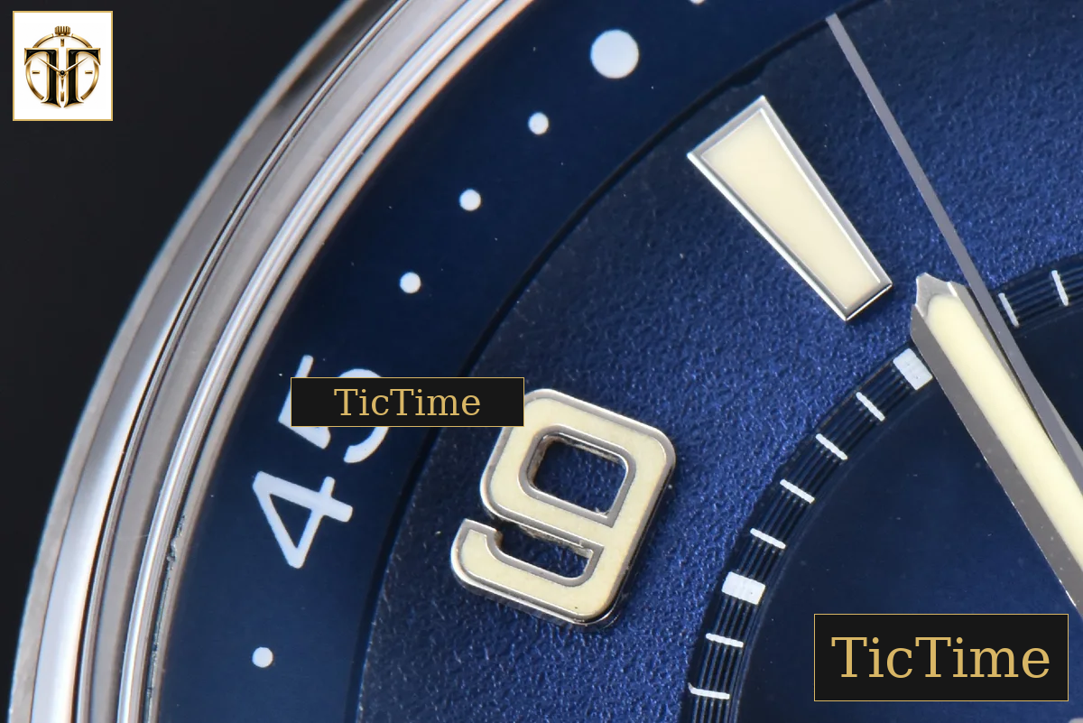 Polaris 42mm CSF Blue Dial Black Rubber Strap Mod MY9015 — foto 7