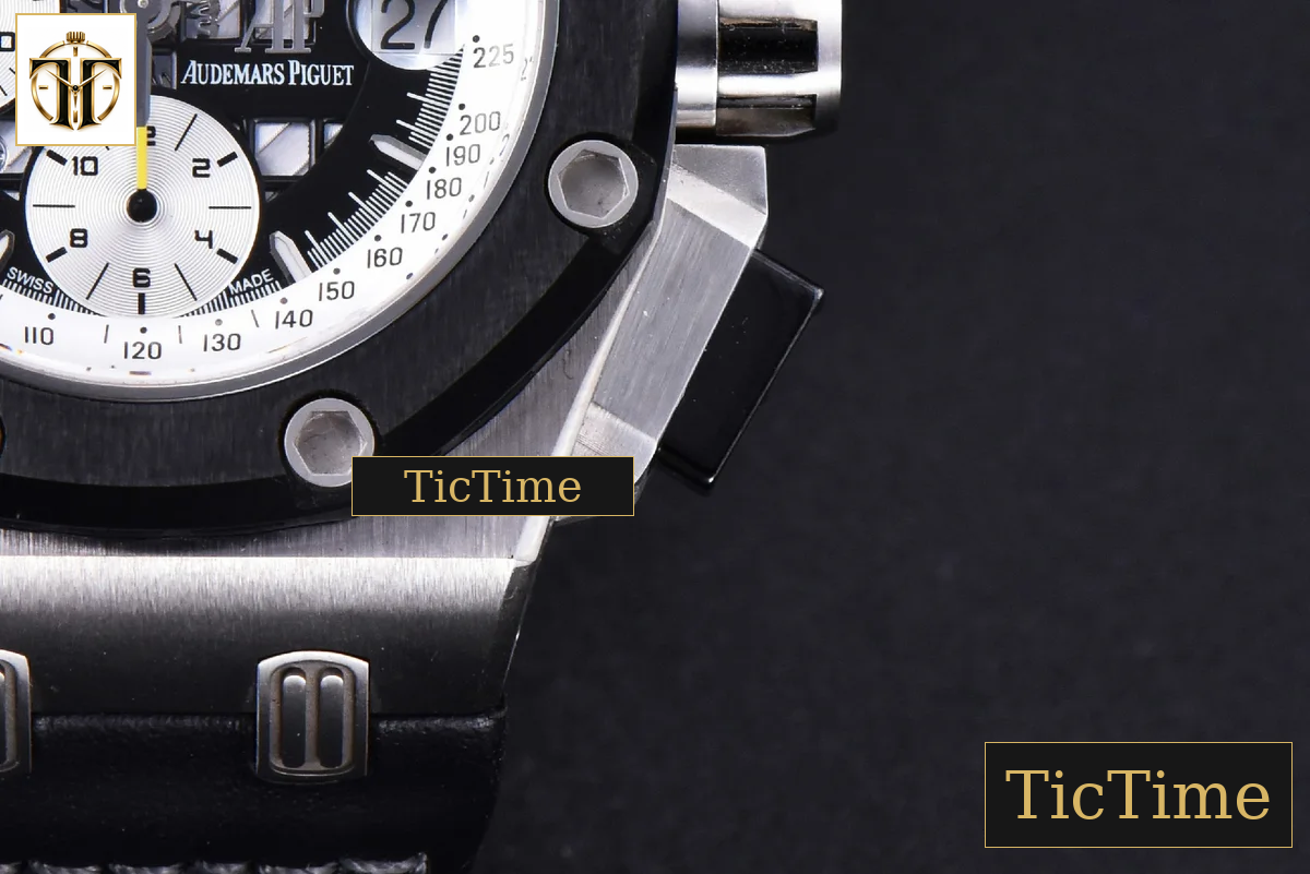 Royal Oak Offshore Ruben Barrichello II 44mm JF Skeleton Dial Black Leather Strap V2 A3126 — foto 15