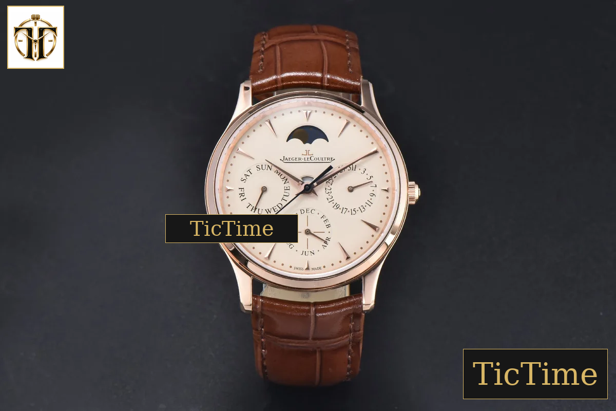 Master Ultra Thin Perpetual Calendar 39mm VRF RG White Dial Brown Leather Strap MY9015 — foto 2